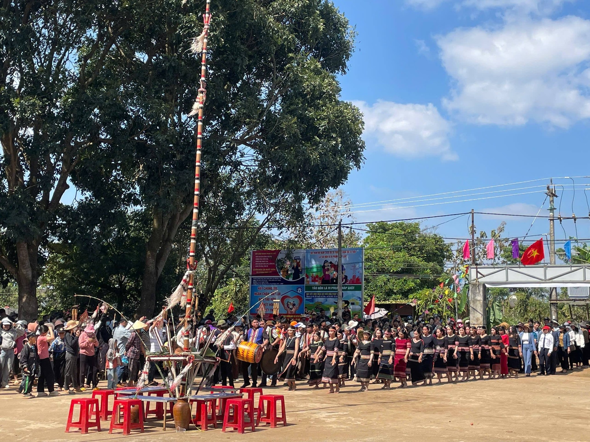 Chương trình mừng lúa mới tại buôn Hring, xã Cư M’gar, tỉnh Đắk Lắk